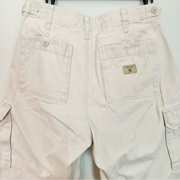 American Eagle Y2K Baggy Pants Unisex 31x32 Cargo Chino Loose Skater Twill VTG - Picture 6 of 6